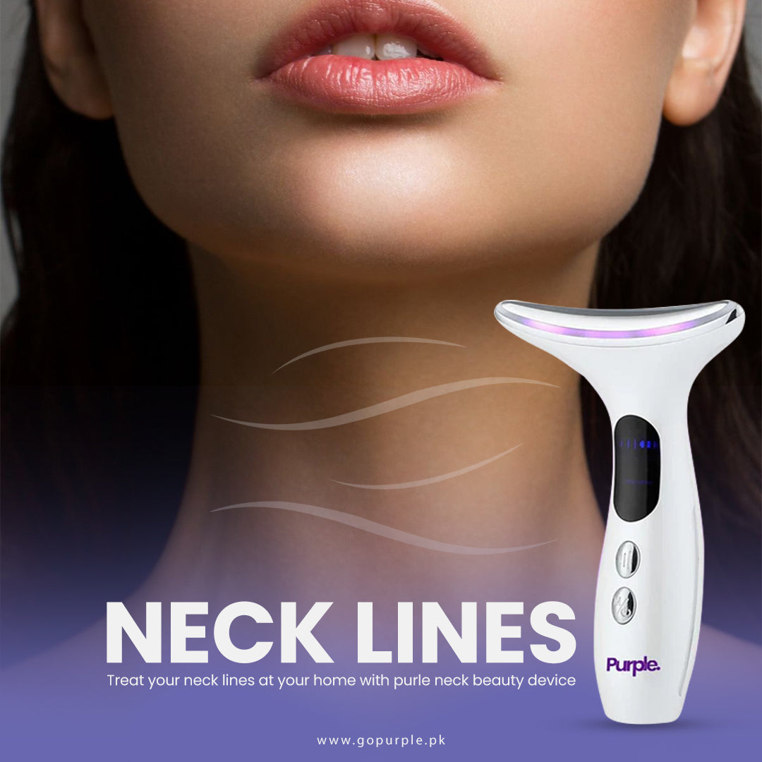 Neck Lifting and Tightening Device - Purple Hifu Anti Wrinkle Device & Advanced Machines in Pakistan