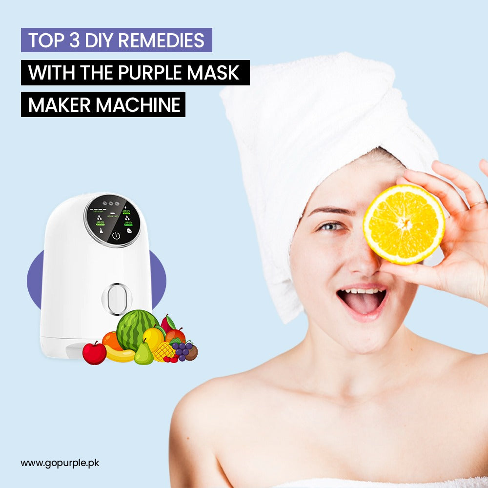 Top 3 DIY Remedies with the Purple Mask Maker Machine