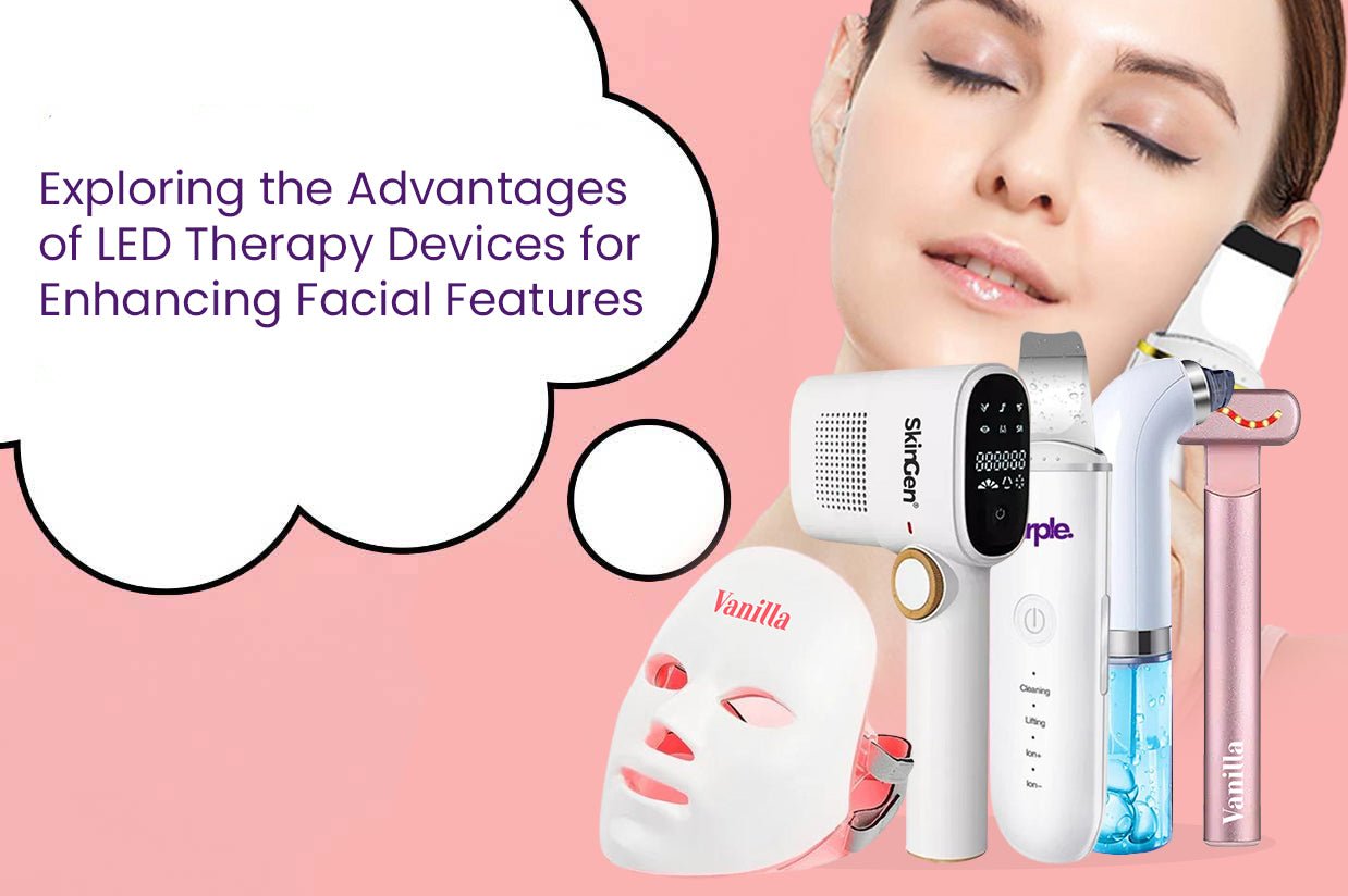 Exploring the Advantages of LED Therapy Devices for Enhancing Facial Features - Purple Hifu Anti Wrinkle Device & Advanced Machines in Pakistan