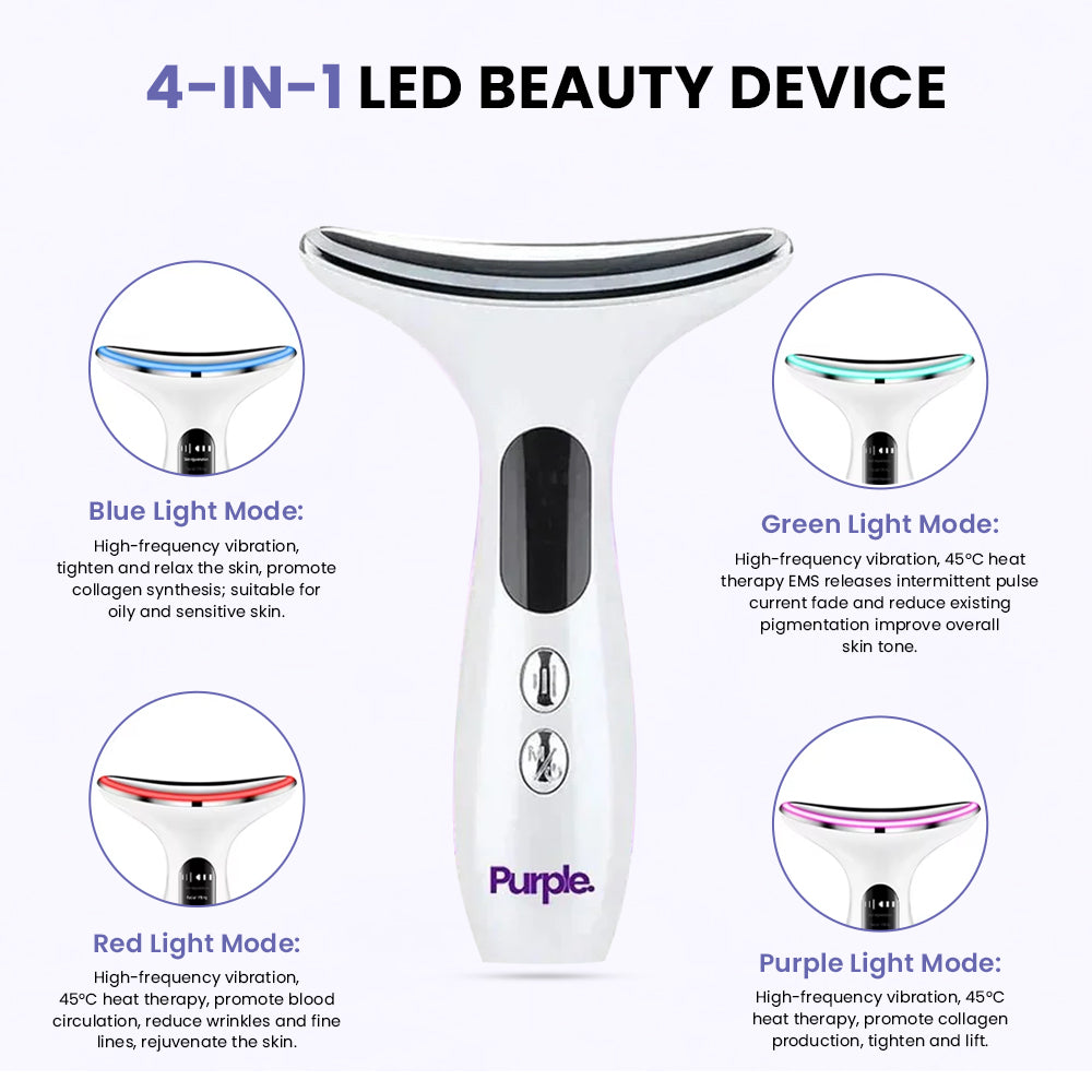 Neck Lifting and Tightening Device - Purple Hifu Anti Wrinkle Device & Advanced Machines in Pakistan