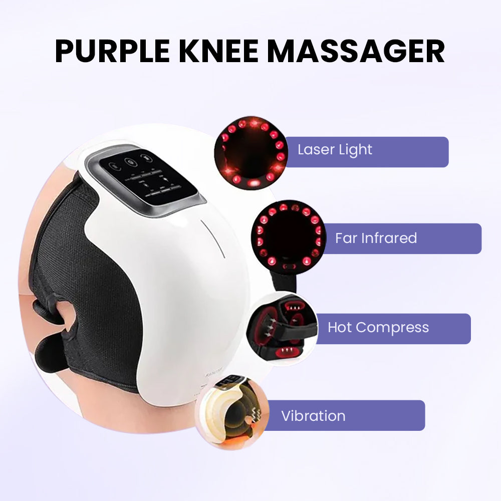 Purple Knee Massager Device