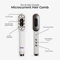 3 in 1 EMS Laser Hair Growth Comb - Purple Hifu Anti Wrinkle Device & Advanced Machines in Pakistan