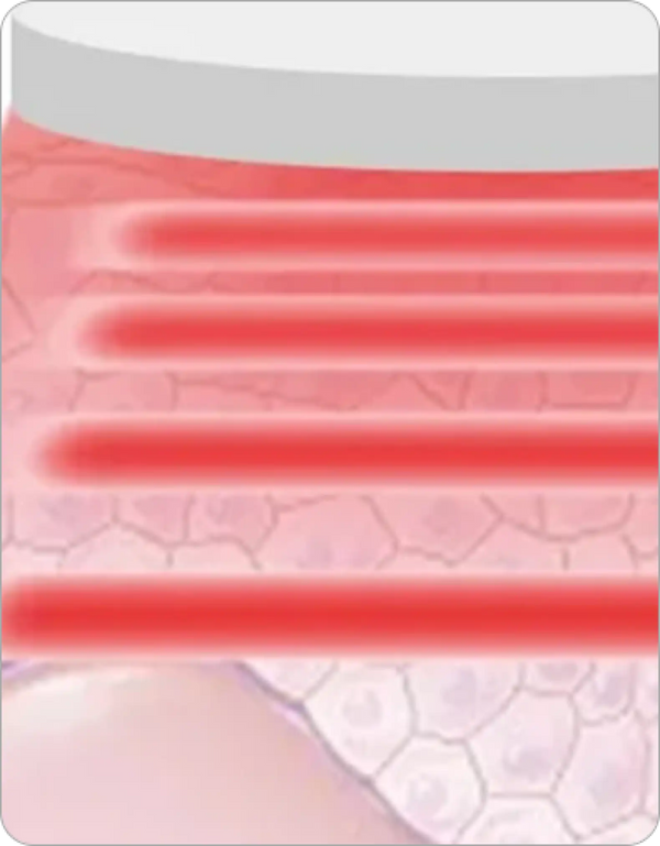 Blue Light Irradiation Tender and clean skin